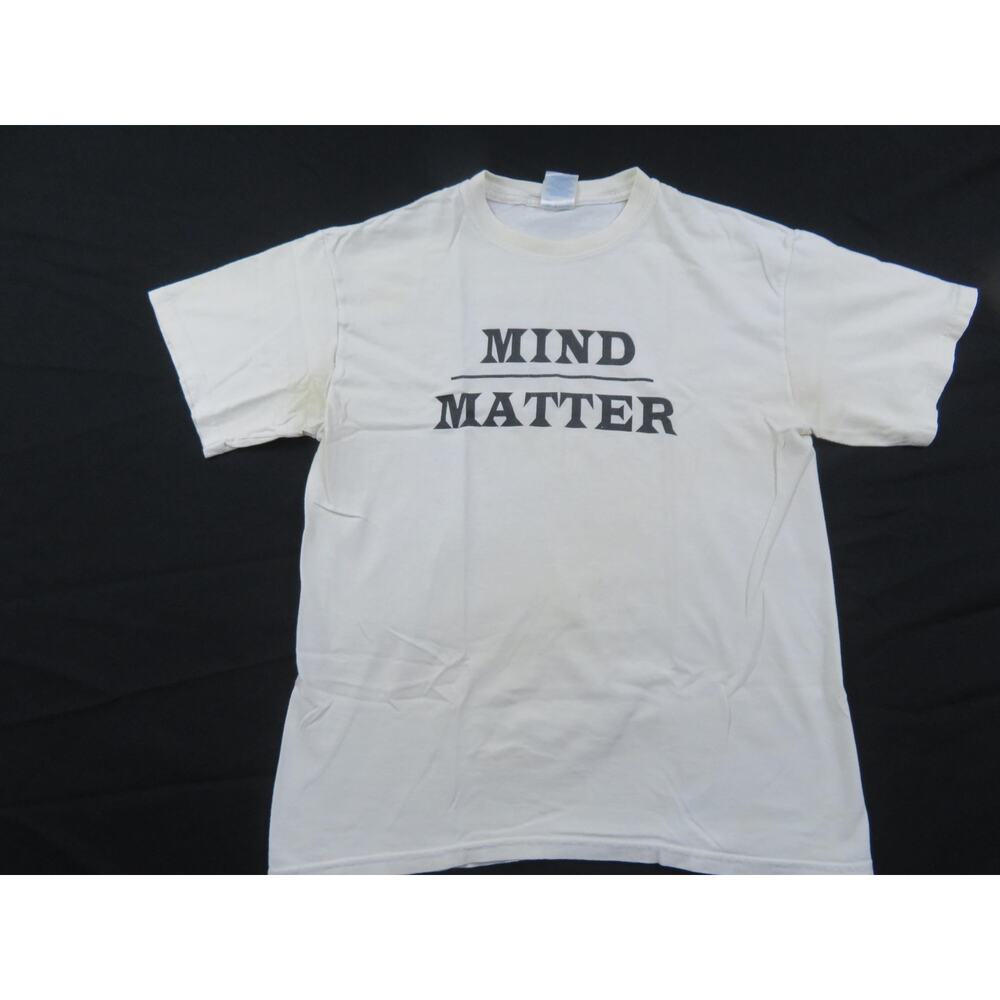 Einstein "Mind Over Matter" Graphic T-Shirt, Sz M Y2K